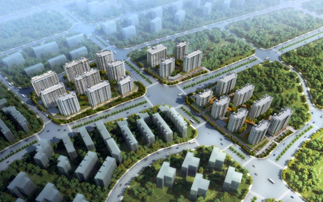 金輝項(xiàng)目鳥瞰效果圖