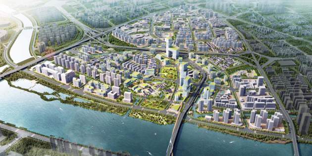 江南CBD鳥瞰效果圖（圖片來(lái)源于網(wǎng)絡(luò)）