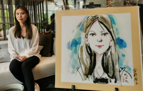 金輝·優(yōu)步悅山肖像手繪活動(dòng)